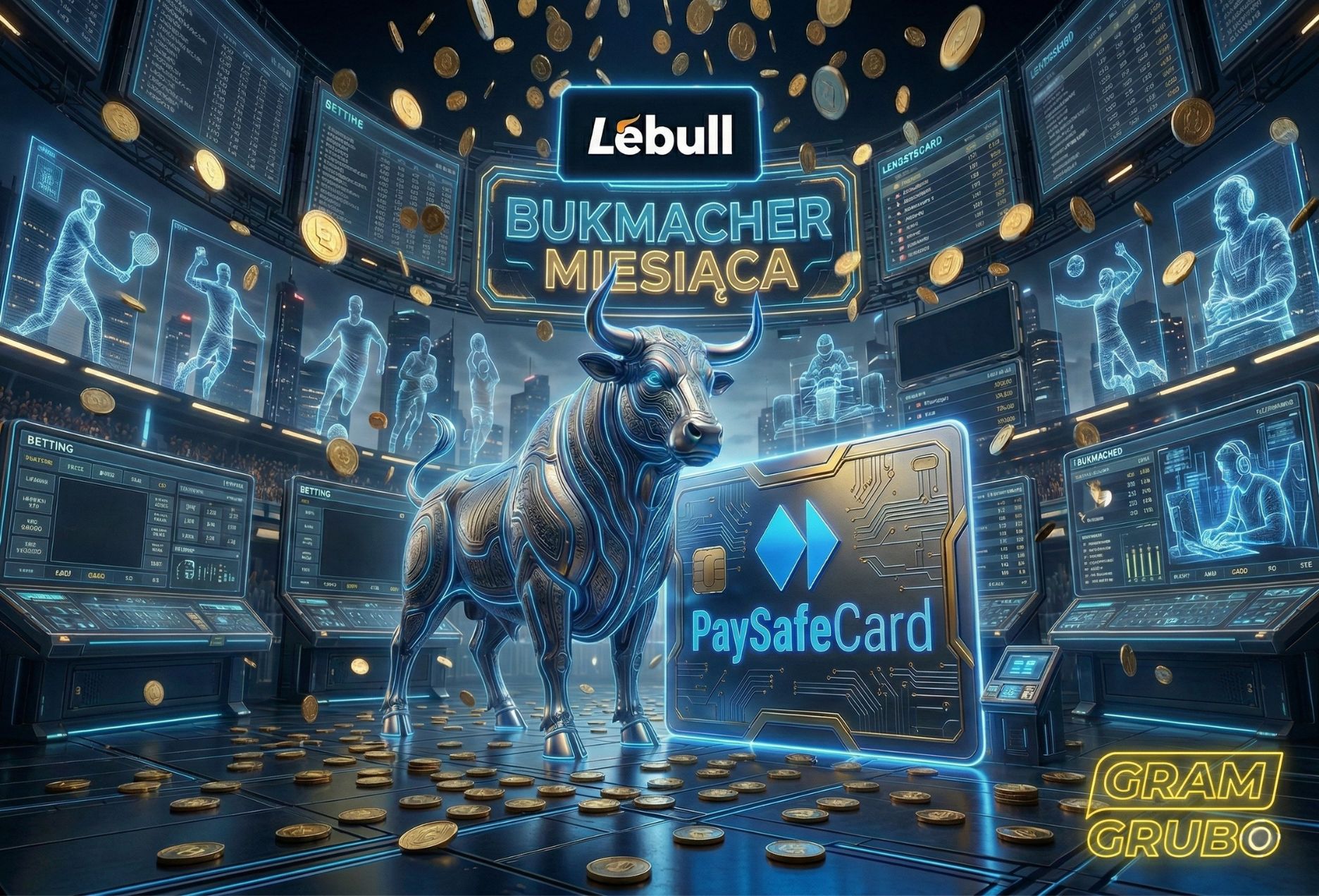 Gram Grubo bukmacher miesiąca Lebull marzec 2026
