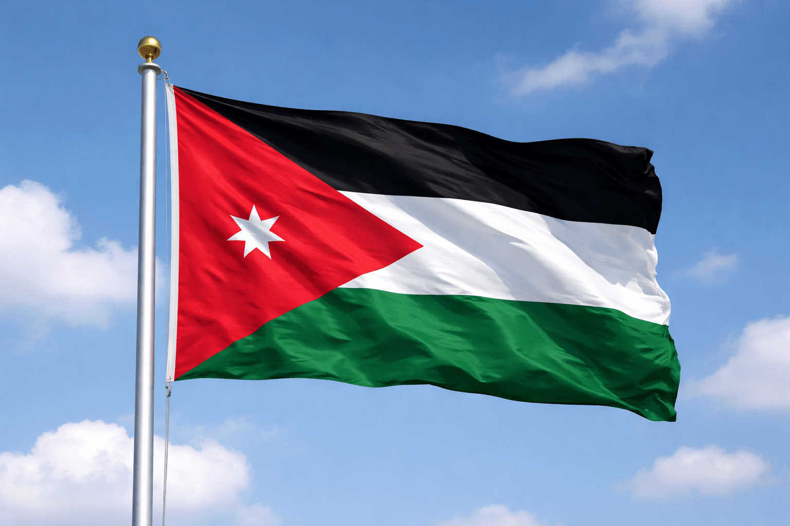 flaga Jordanii