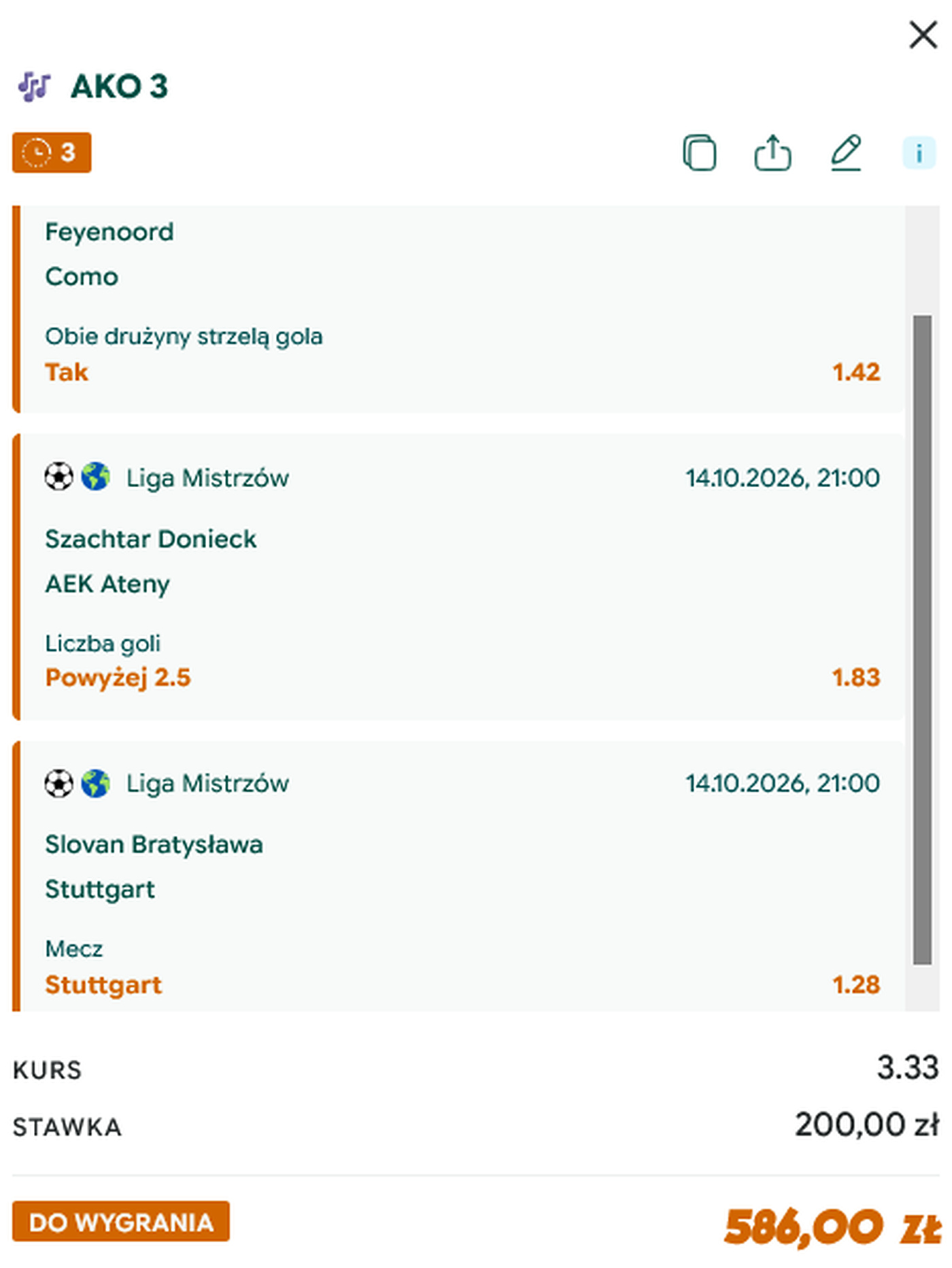 Typy Gram Grubo na 14.10: Szachtar, Slovan, Feyenoord