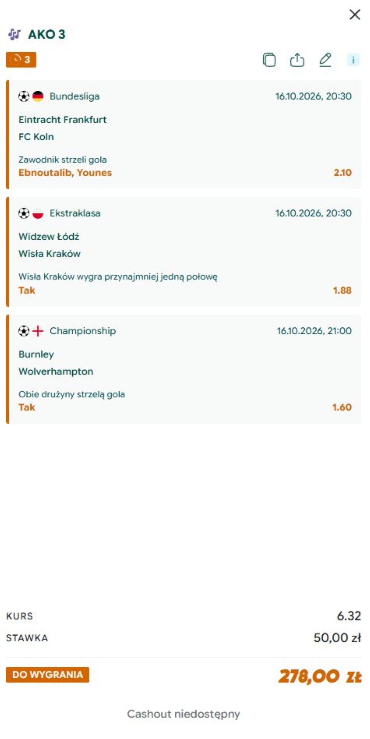 Typy Gram Grubo na 16.10: Widzew, Burnley, Eintracht